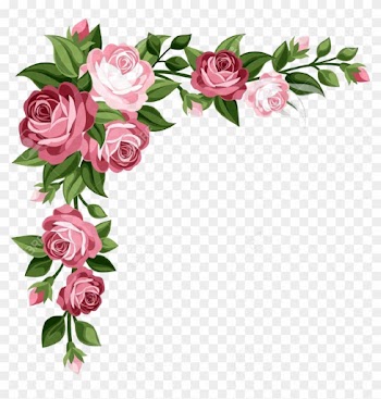 Marcos - Roses Clip Art Border