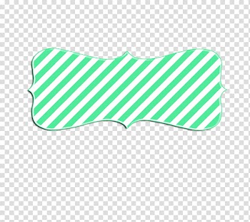 Marcos, white and green striped ribbon template transparent background PNG clipart