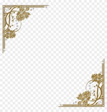 Marcos Y Bordes Para Invitaciones De Boda - Marcos Para Invitaciones Elegantes Png