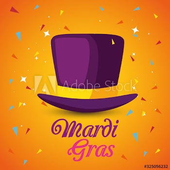Mardi gras hat design