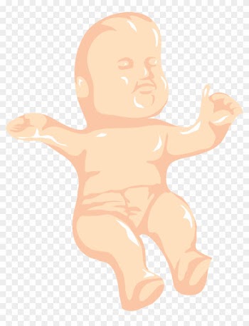 Mardi Gras King Cake Baby - King Cake Baby Clipart