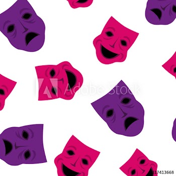 Mardi gras mask background design