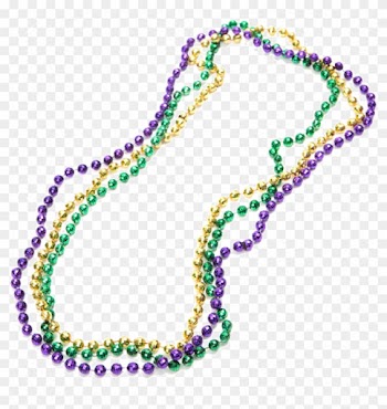Mardi Gras Mask Png Download - Mardi Gras Beads Transparent