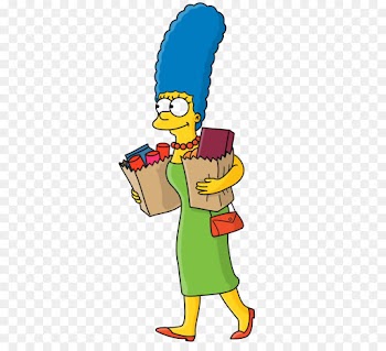 Marge Simpson, Clancy Bouvier, Homer Simpson, Cartoon, Art PNG