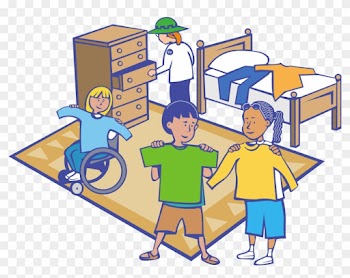 Margo Occupational Therapist Getting Dressed - People Getting Dressed Clipart