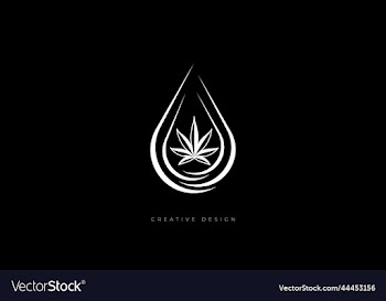 marijuana cannabis oil logo