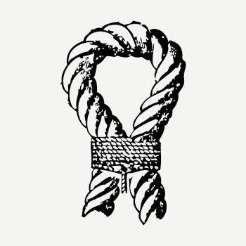 Marine knot drawing clipart, rope | Free PSD - rawpixel
