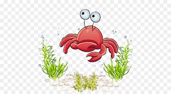 Marine life Cartoon Royalty-free Clip art - Sea World marine life cartoon crab 