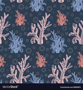 Marine theme vector image