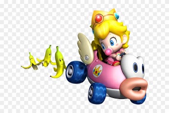 Mario Kart Clip Art - Mario Kart Baby Peach
