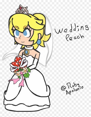 Mario Odyssey Wedding Peach By Robyapolonio - Wedding Peach