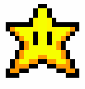 Mario Star Pixel Art, HD Png Download (184015 ) | Free PNG Images ...