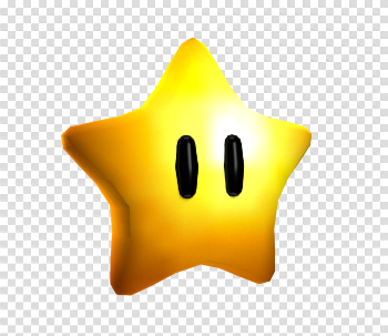 Mario Star PNG Image Background