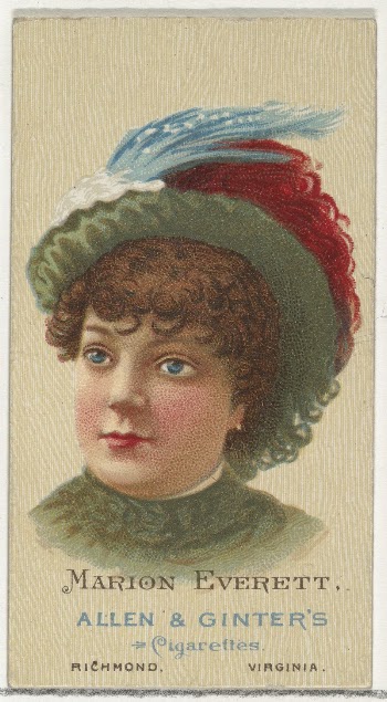 Marion Everett, from World's Beauties, | Free Photo - rawpixel