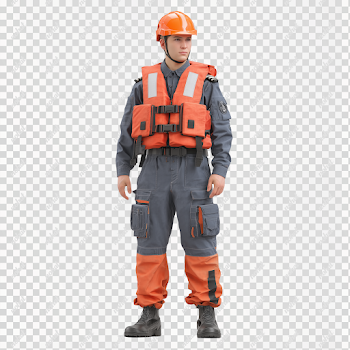 Maritime Safety Officer in Uniform