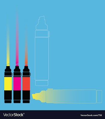 Marker pen vector image