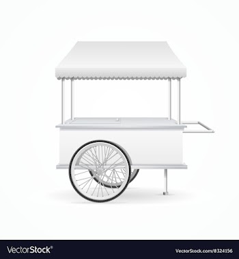  					Market Cart Template vector image														