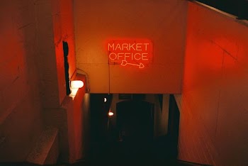 Market Office neon signage