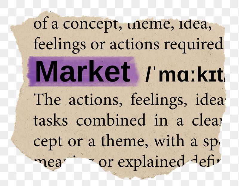 Market png word sticker, torn | Free PNG - rawpixel