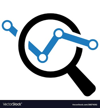 Market research icon symbol vector image