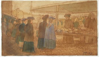 Market square scene, 1907 | Free Photo - rawpixel