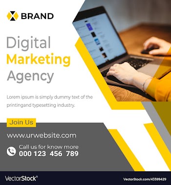 marketing agency and corporate ad banner