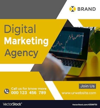 marketing agency and corporate ad banner