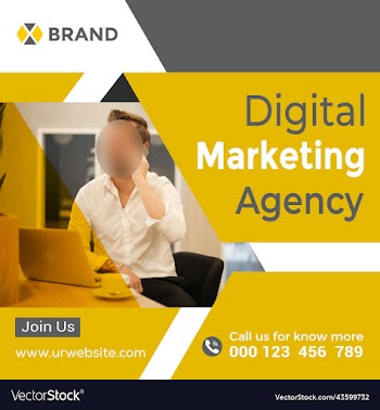 marketing agency and corporate ad banner