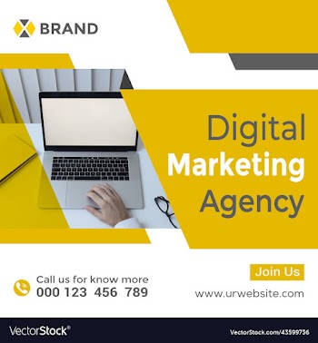 marketing agency and corporate ad banner