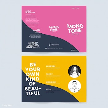 Marketing collateral: leaflet template | Free stock vector - 558233