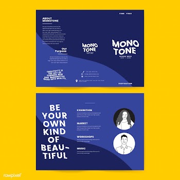 Marketing collateral: leaflet template | Free stock vector - 558243