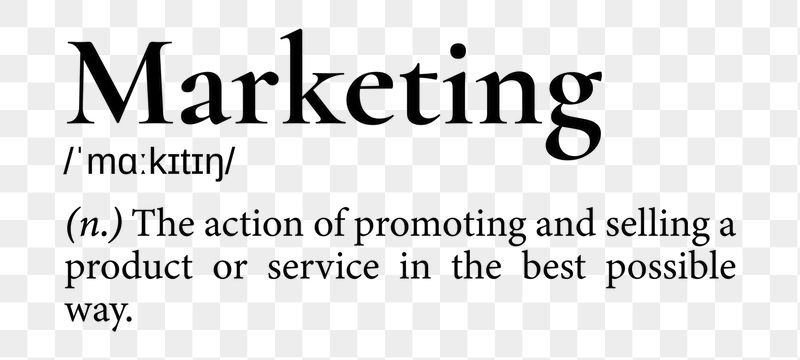 Marketing png dictionary word sticker, | Free PNG - rawpixel