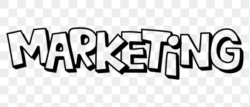 Marketing png word sticker, handwritten | Free PNG - rawpixel