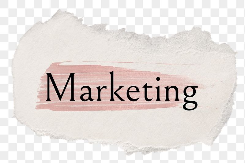 Marketing png word sticker typography, | Free PNG - rawpixel