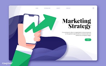 Marketing strategy informational website grap.. | Free stock vector - 458366