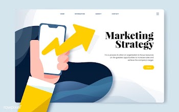 Marketing strategy informational website grap.. | Free stock vector - 458379