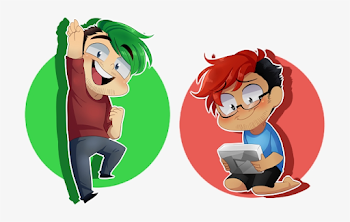 Markiplier And Jacksepticeye Chibi By Floatingmegane ...