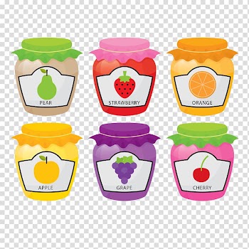 Marmalade Fruit preserves Jar, fruit jar transparent background PNG clipart