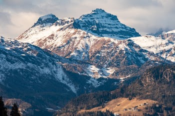 Marmolada, the highest peak of the Dolomites (3343m)