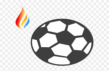 Maron Flame Logo 5 Clip Art At Clker - Don T Know Anything About Soccer