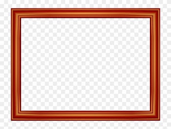 Maroon Border Frame Png Hd - Picture Frame