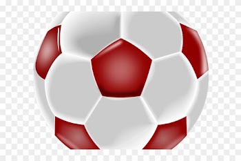 Maroon Clipart Soccer Ball - Soccer Ball Clip Art