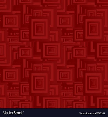 Maroon seamless rectangle pattern background vector image