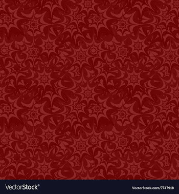 Maroon seamless star pattern background vector image