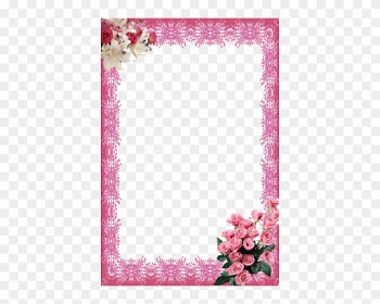 Marquitos De Flores - Background Design Border Pink