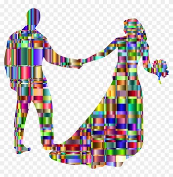 Marriage Hindu Wedding Weddings In India Bridegroom - Silhouette Transparent Wedding Couple Clip Art