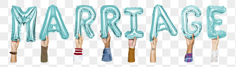 Marriage word png, hands holding | Free PNG - rawpixel