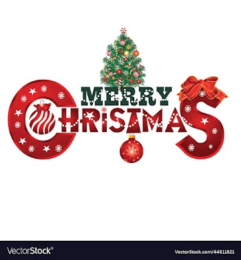 marry christmas art font