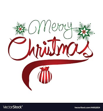 marry christmas art font
