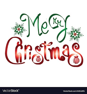 marry christmas art font